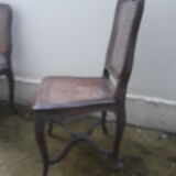 4 regency-style chairs