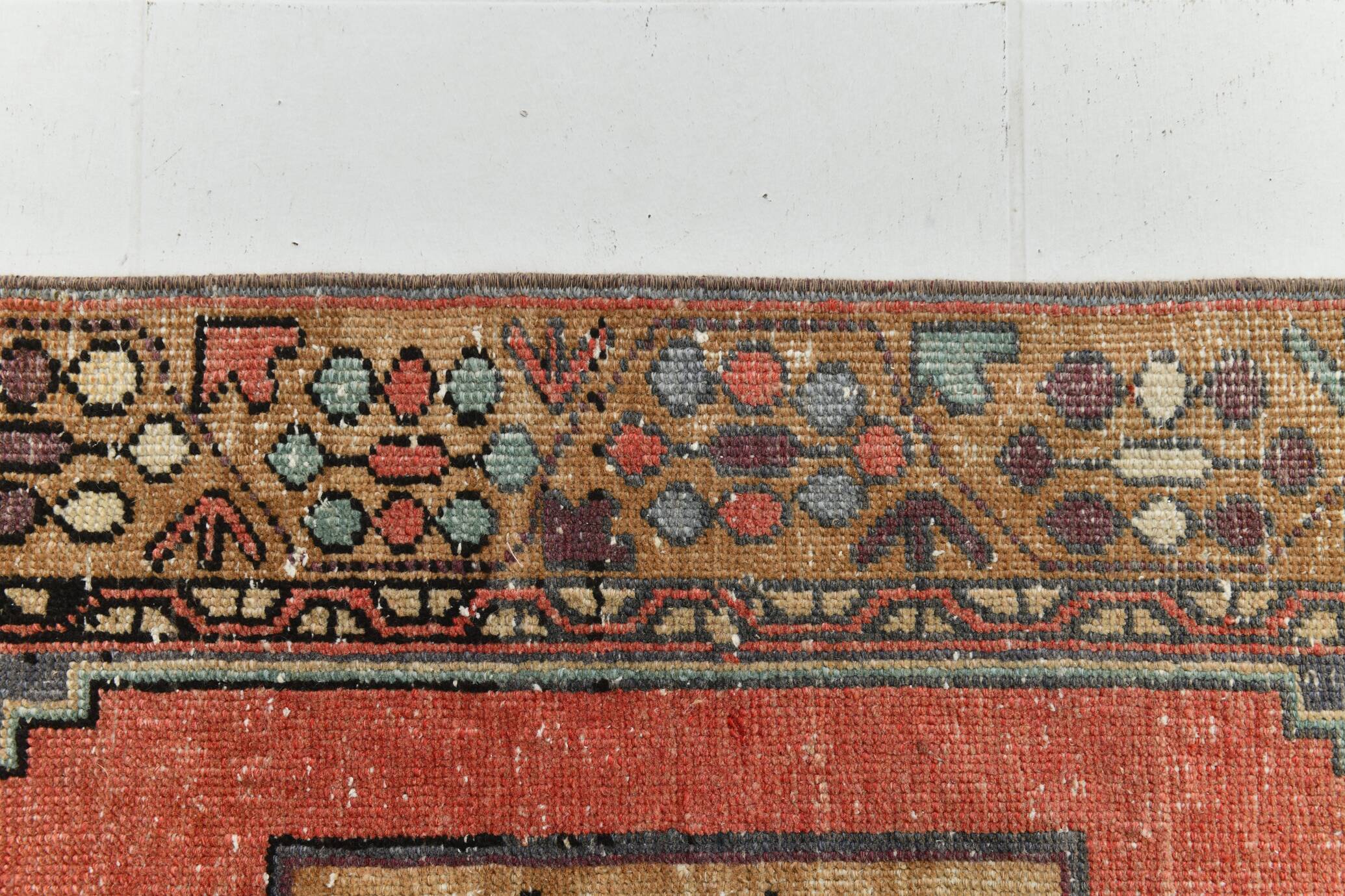 57s Antique Handmade Turkish Rug, 109x193Cm