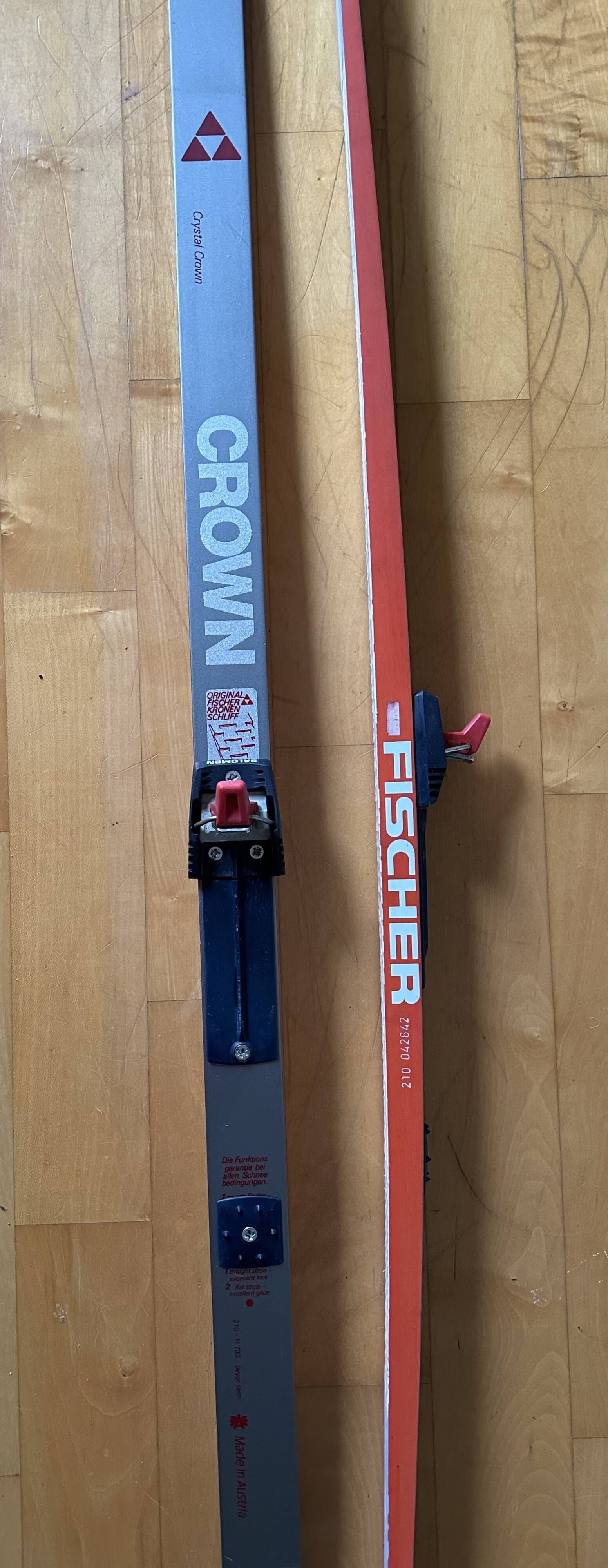 Pair of vintage cross-country skis