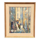 Original Swedish Oil on Panel – “Gamla Stan” (Old Town) by Emil Hellbom