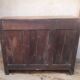 Solid walnut sideboard with 2 doors and 2 drawers, late 19th century