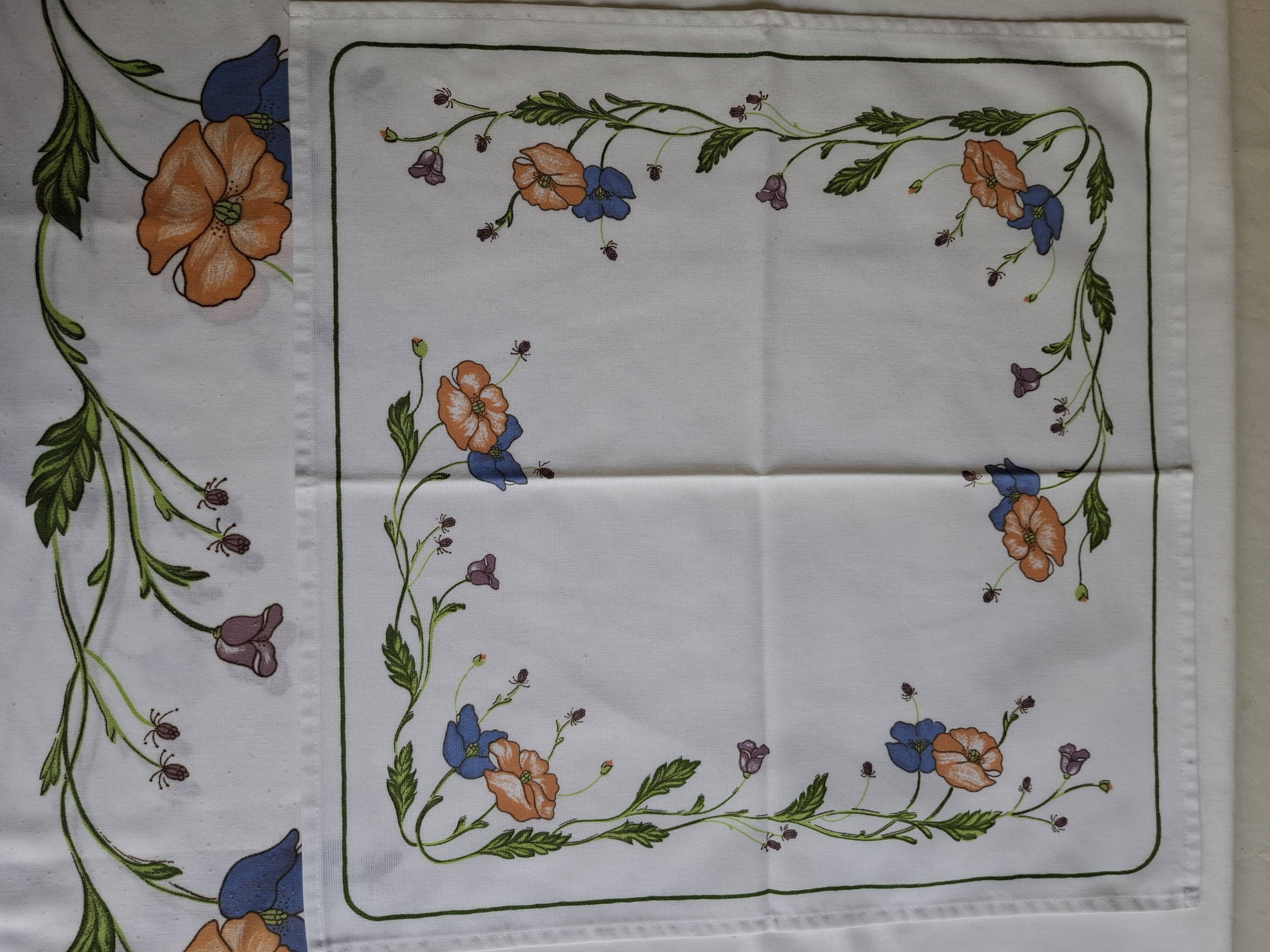 Rectangular tablecloth + 12 napkins Alapola pattern Villeroy and Boch