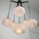 Vintage Italian Crystal and Chrome Chandelier, 70s