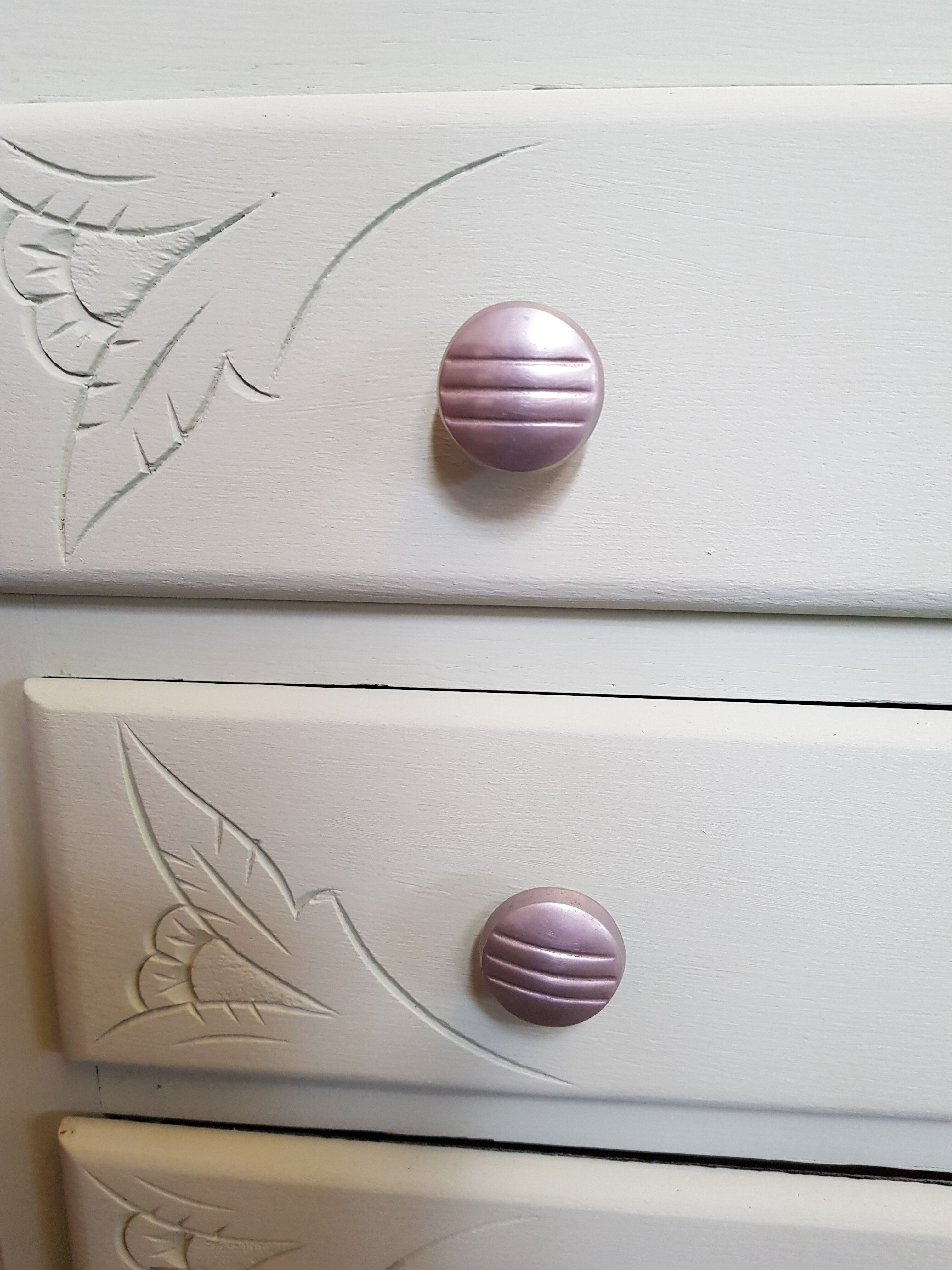 Large art deco chest of drawers