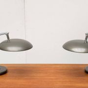 Space Age Boomerang table lamps by Luis Pérez de la Oliva for Fase, set of 2