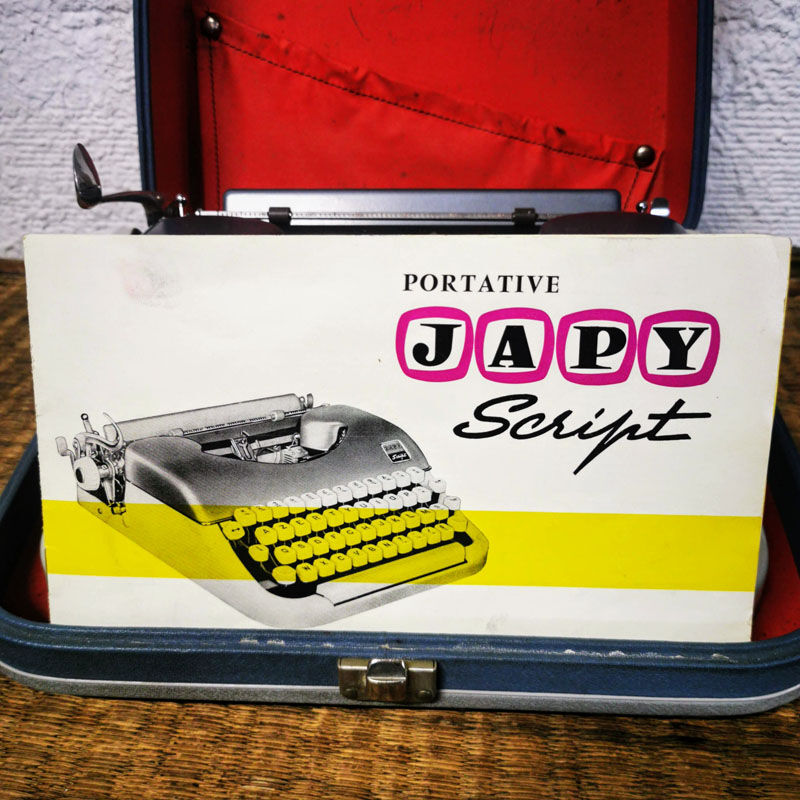 Japy script typewriter