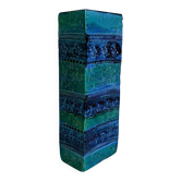 Aldo Londi pour Bitossi "Rimini Blu" vase en céramique de revival étrusque, années 1960.