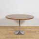 Mid-Century Round Walnut Dining Table, Denmark, 1970s