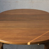 Extendable round dining table in oak, Denmark, 1970’s