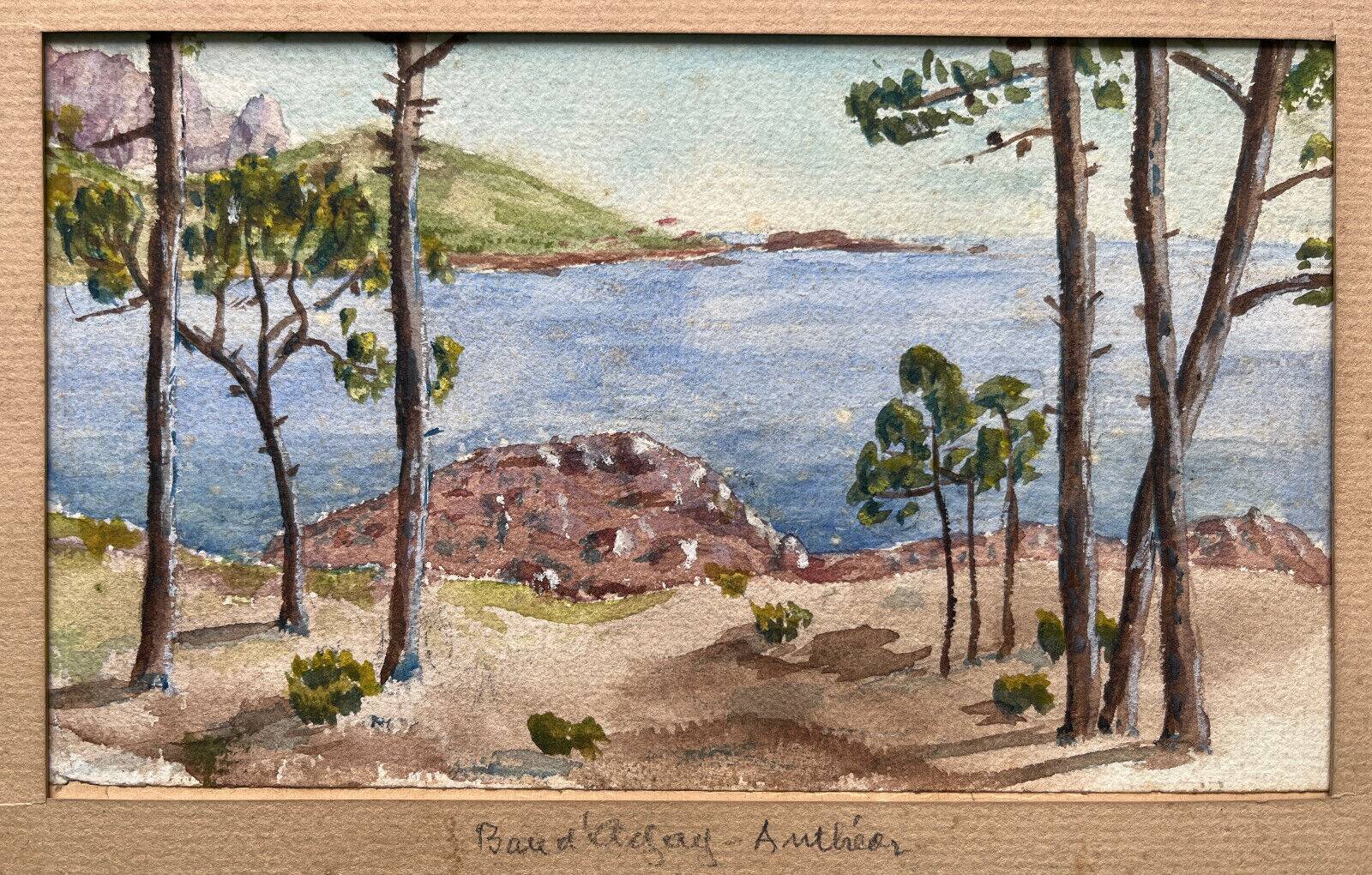 Paintings lot 4 Watercolors Travel diary Gar 1936