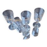 30's stemmed glasses