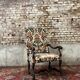 Walnut armchair Louis XIII of the seventeenth century