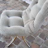 3 rotating vintage armchairs