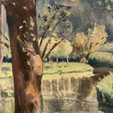 Oil on canvas signed A. de Chanteloup