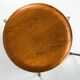 Dot Stool in Teak by Arne Jacobsen for Fritz Hansen, 1950s, Set of 2