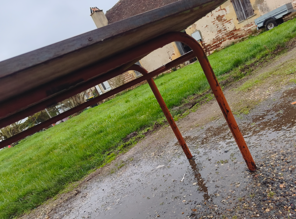 Table Industrielle Fer et Bois