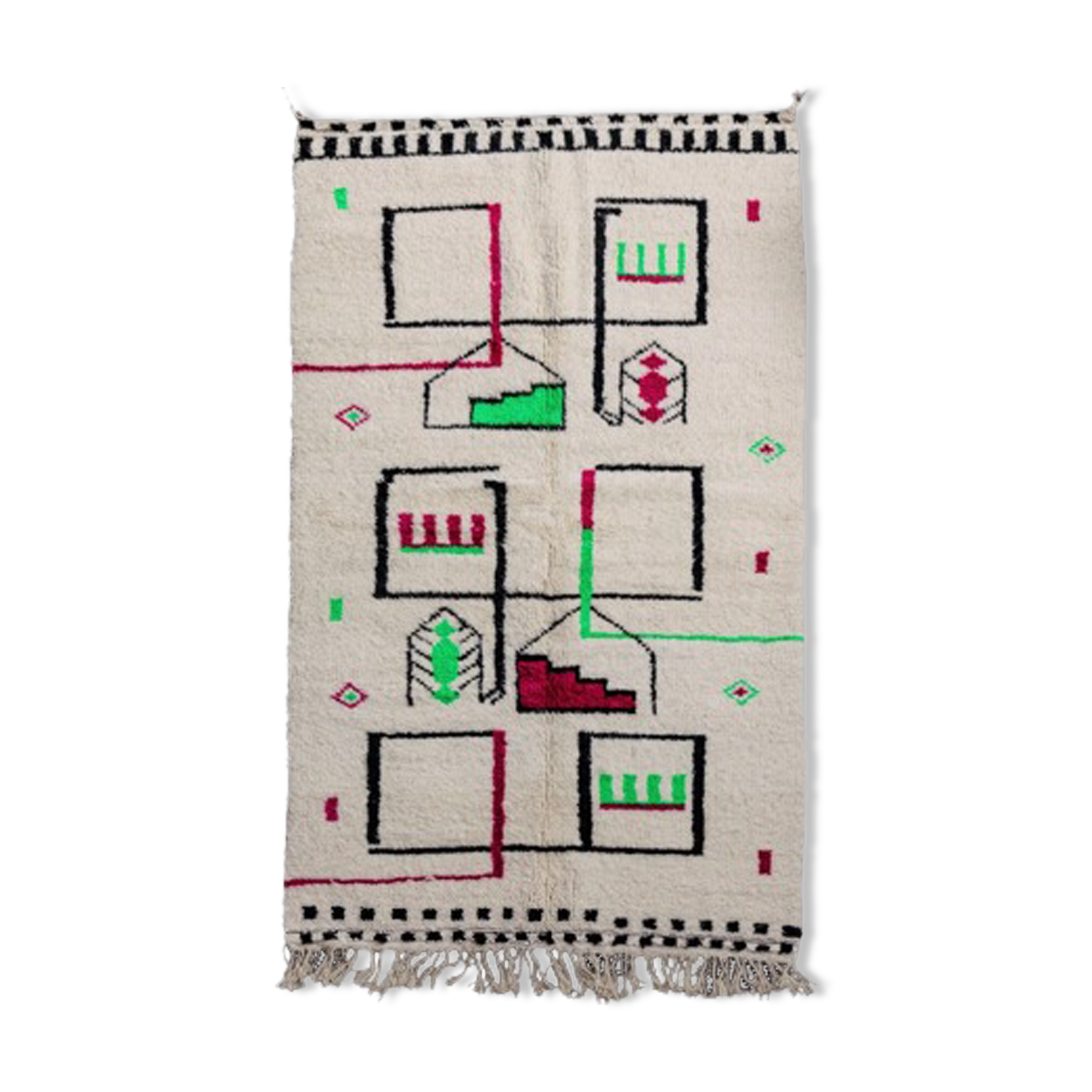 Berber carpet 142x235 cm