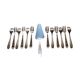 Christofle Set of 12 cake forks and 1 pie server