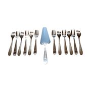 Christofle Set of 12 cake forks and 1 pie server