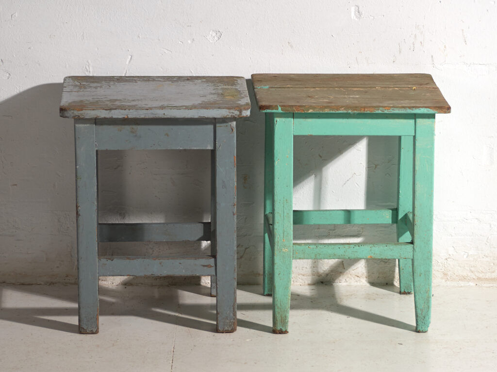Antique pine bedside tables – Central Europe, circa 1940 #1