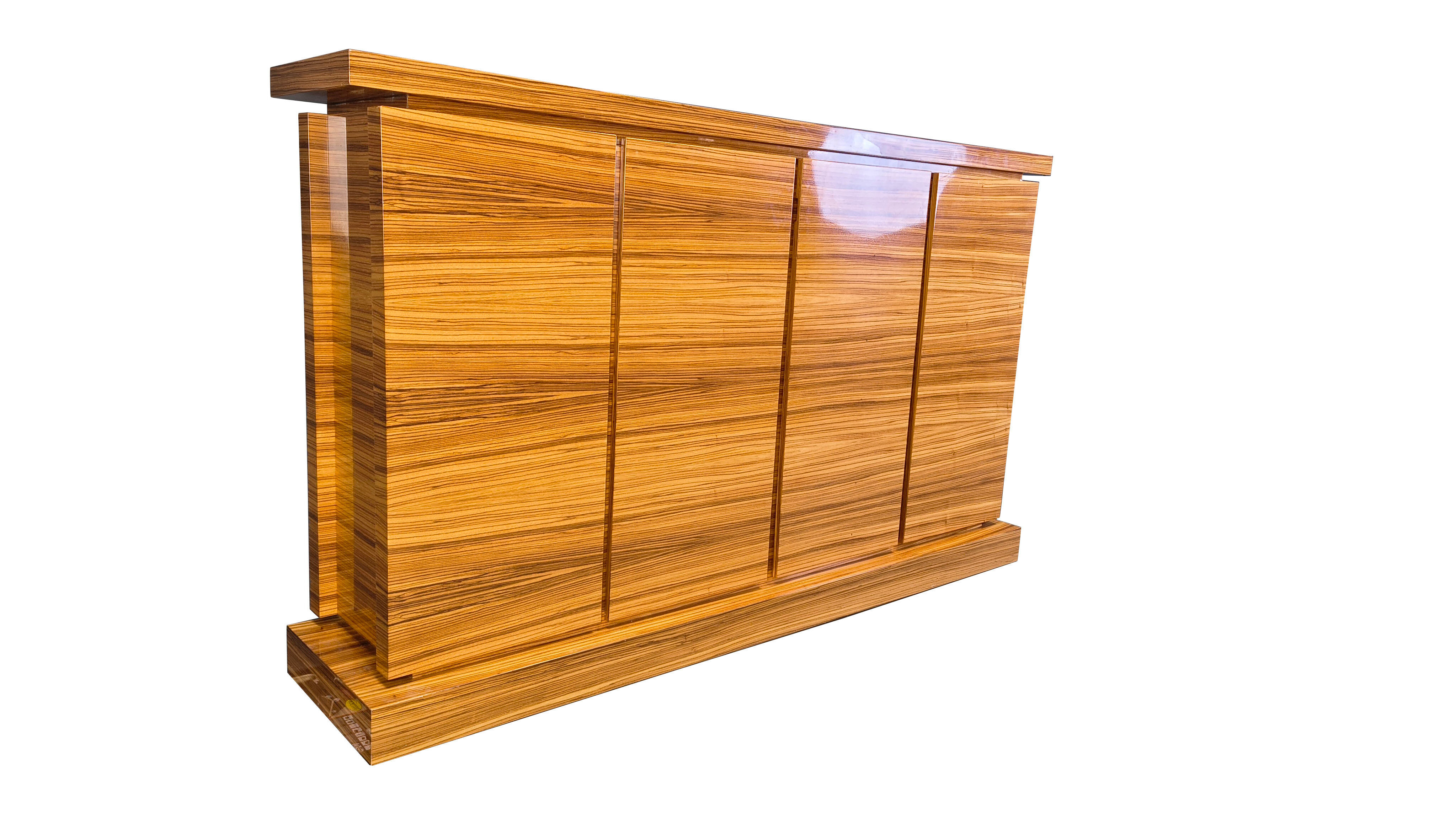 Buffet en bois exotique par Aform, années 1970