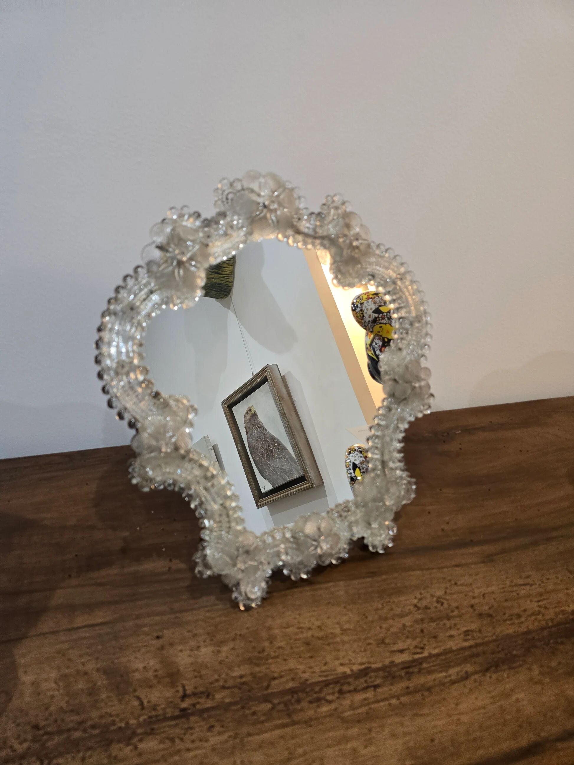 Venetian glass mirror – 35 x 30 cm