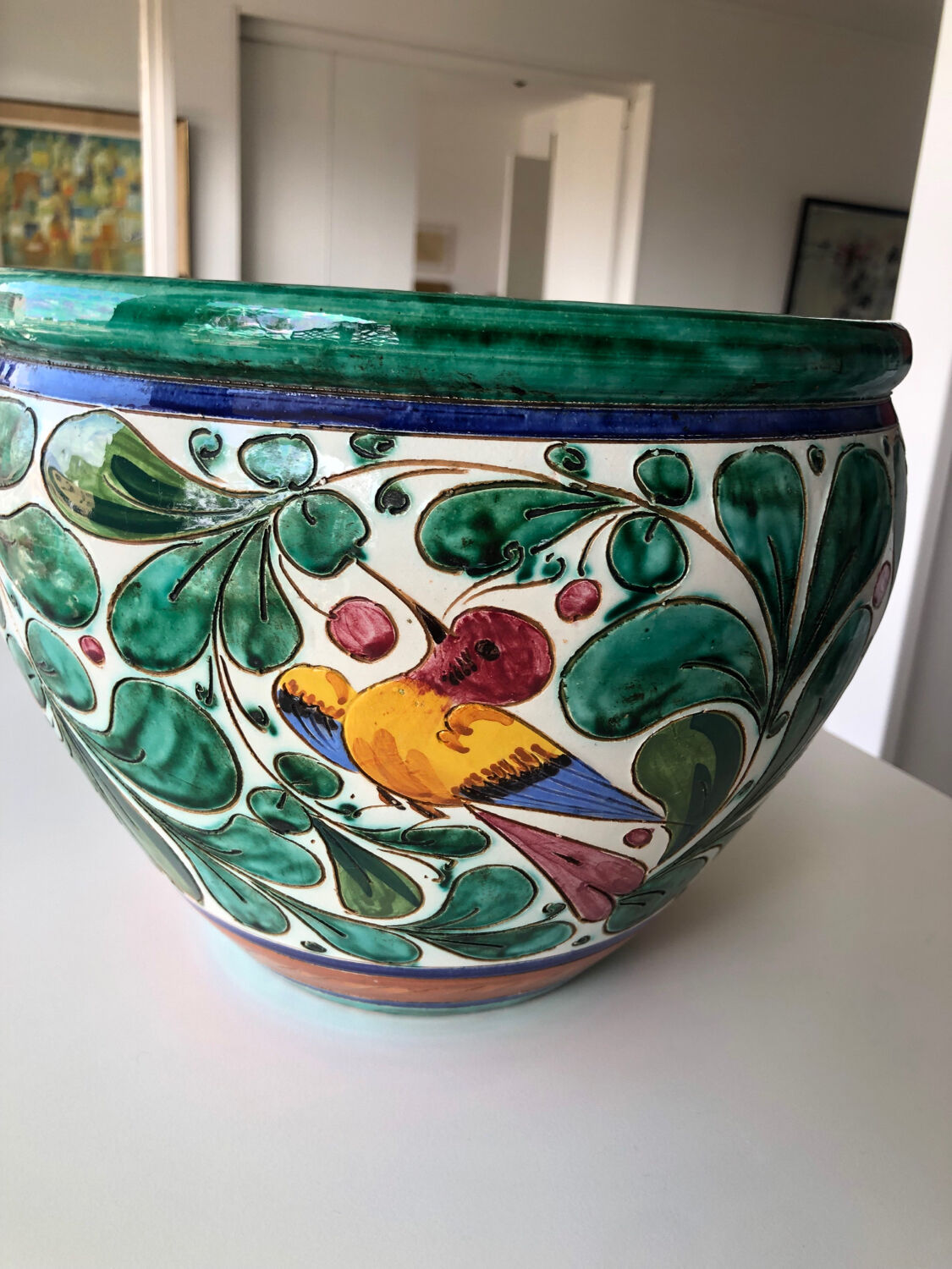 Cache pot faïence italienne | Selency