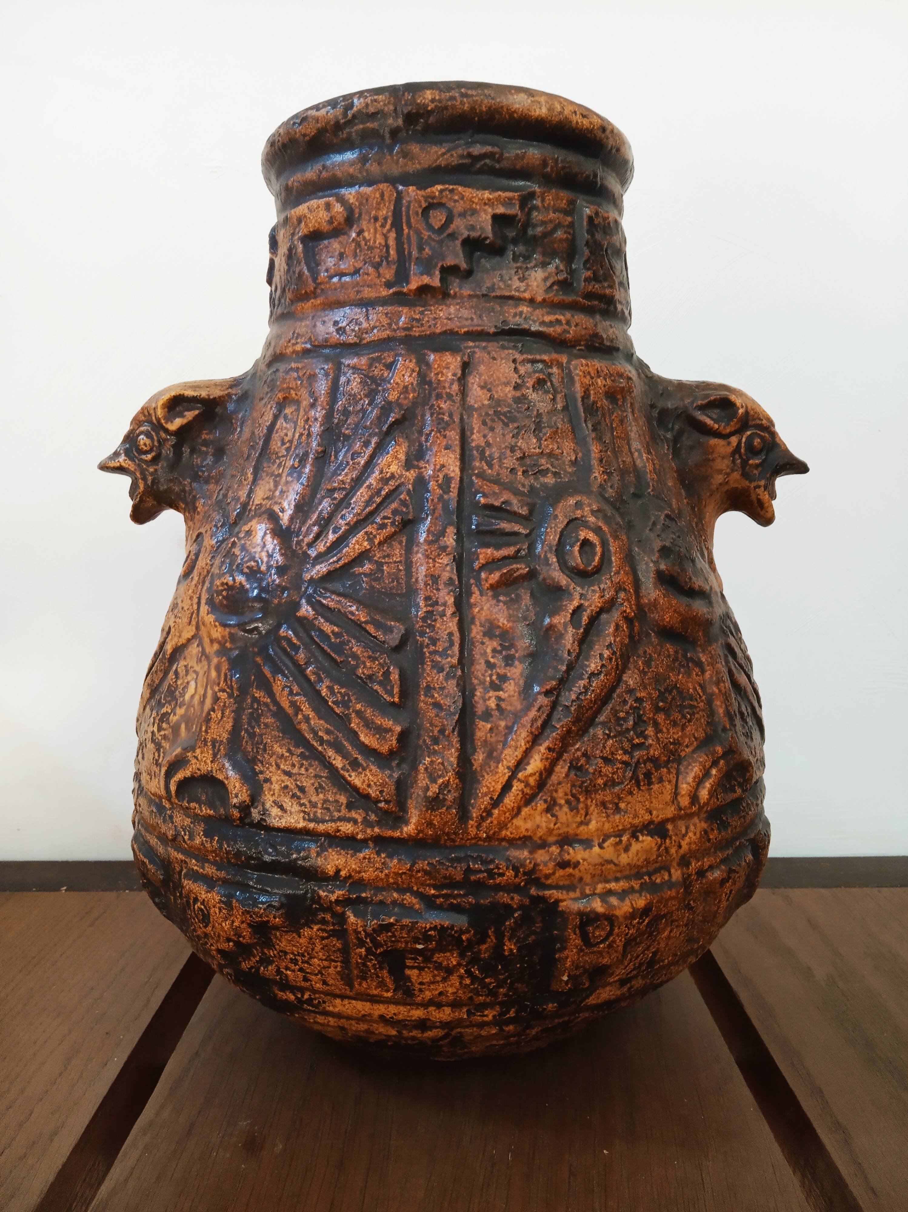 Large Jasba "AZTEC" vase