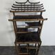 Asian bamboo bookcase