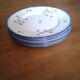 Set of 5 plates Creil and Montereau Labrador service Barbeau