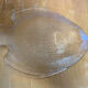Plate + 5 ARCOROC Fish Shape Glass Mould Plates + Vintage Box #