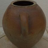 Large two-handled terracotta jar