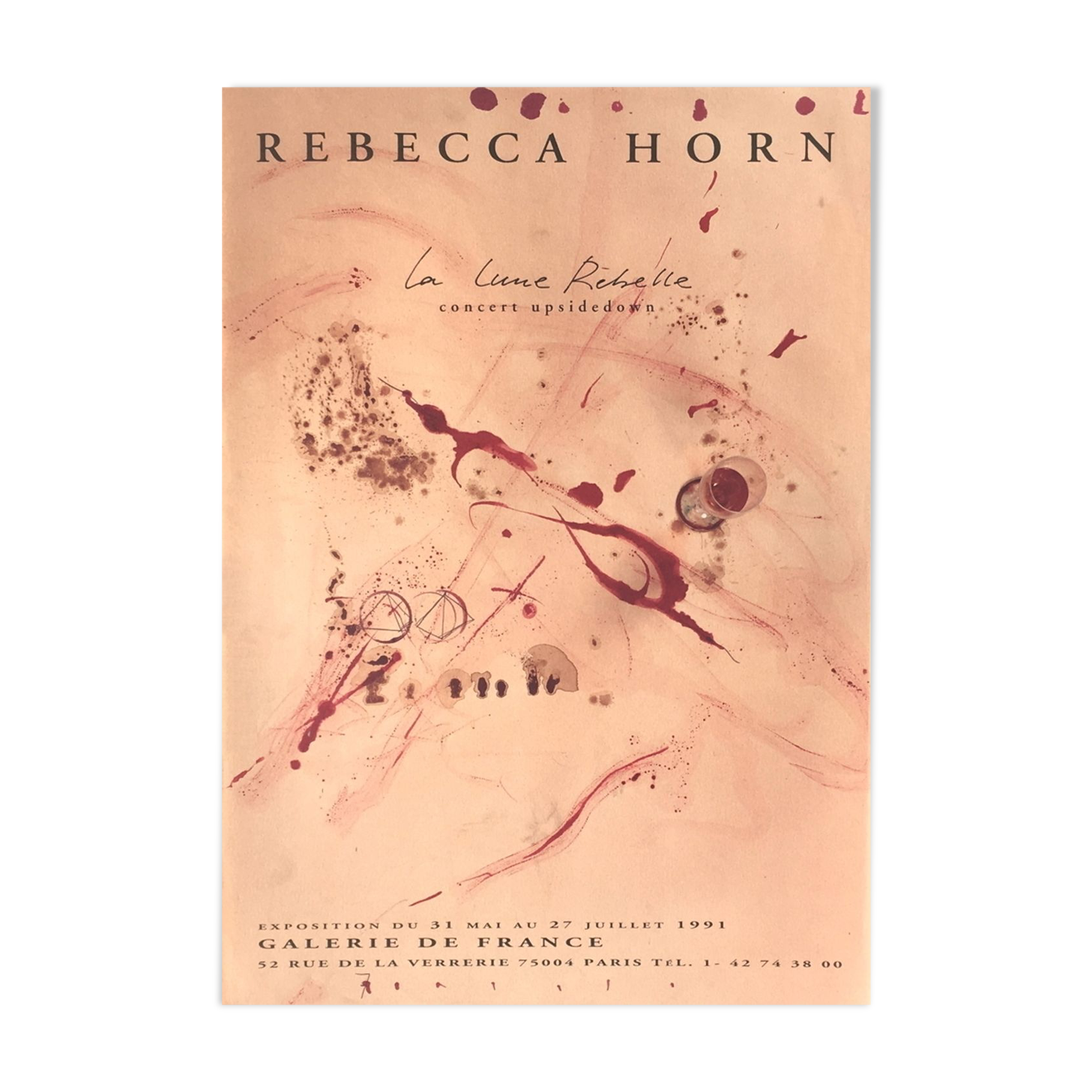 Rebecca Horn 1991 poster