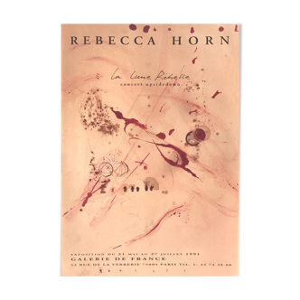 Rebecca Horn 1991 poster