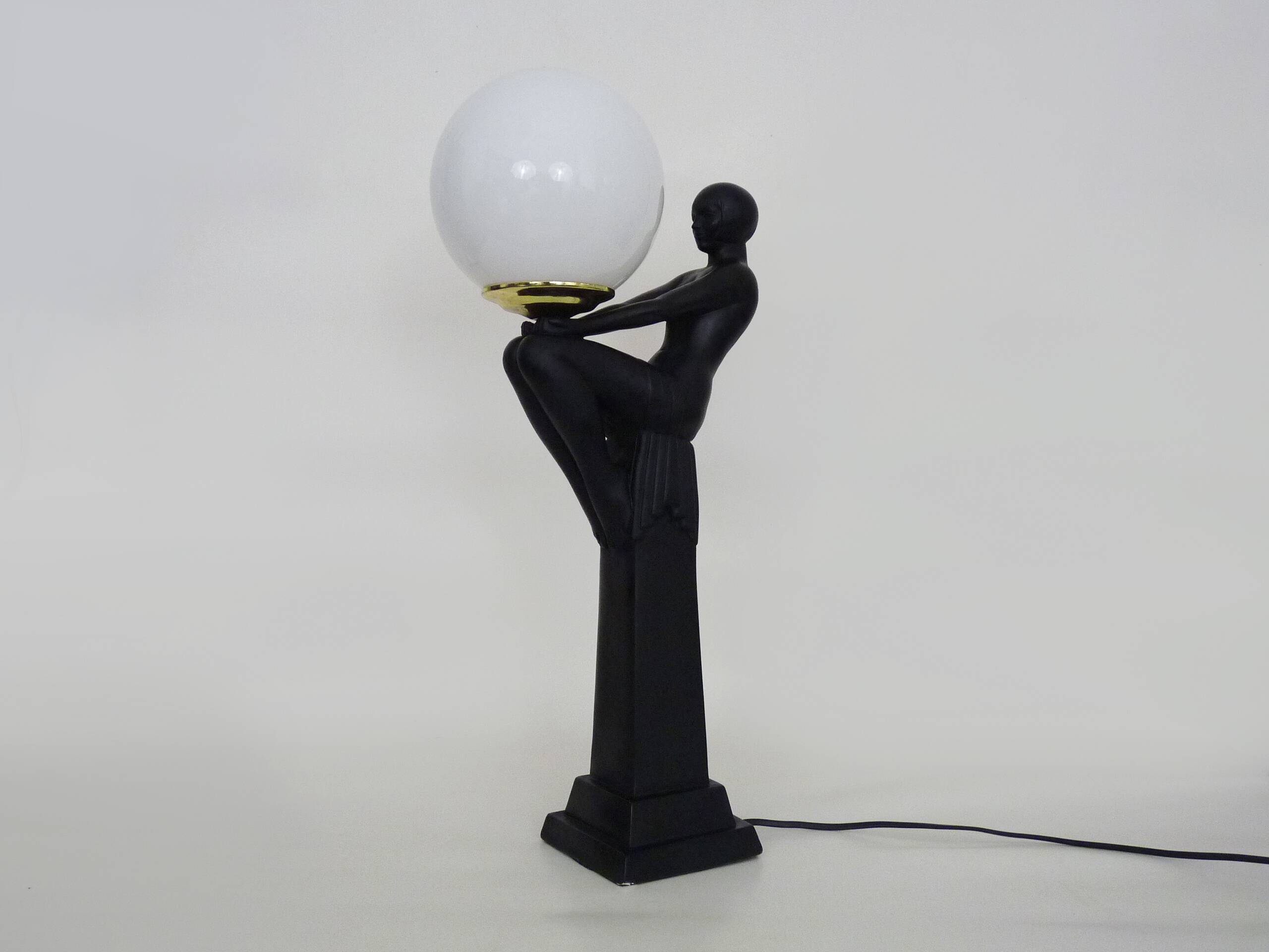 Art Deco Desk Lamp by Carlo Bartoli, 1970s