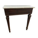 Marble and wood console