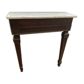 Console marbre et bois