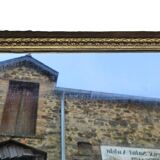 Large Antique Gilded Mirror Height 105 cm