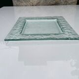 Glass presentation plate