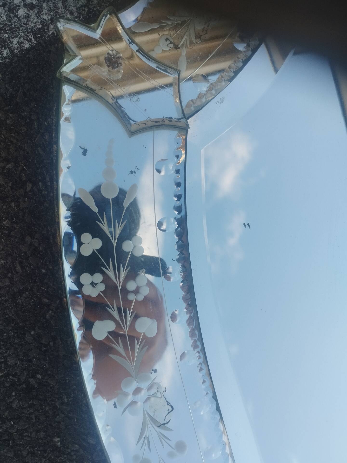 Ancient Venetian mirror