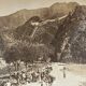 Old photography stereo, stereograph, luxury albumine 1903 Great Wall of China