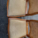 Set of 6 chairs in Louis XV style - carved wood and caning