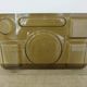Set of 3 Guzzini trays, in smoked transparent ABS, 1970, Italy, vintage
