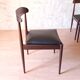 4 chaises scandinaves vintage design 1960 teck