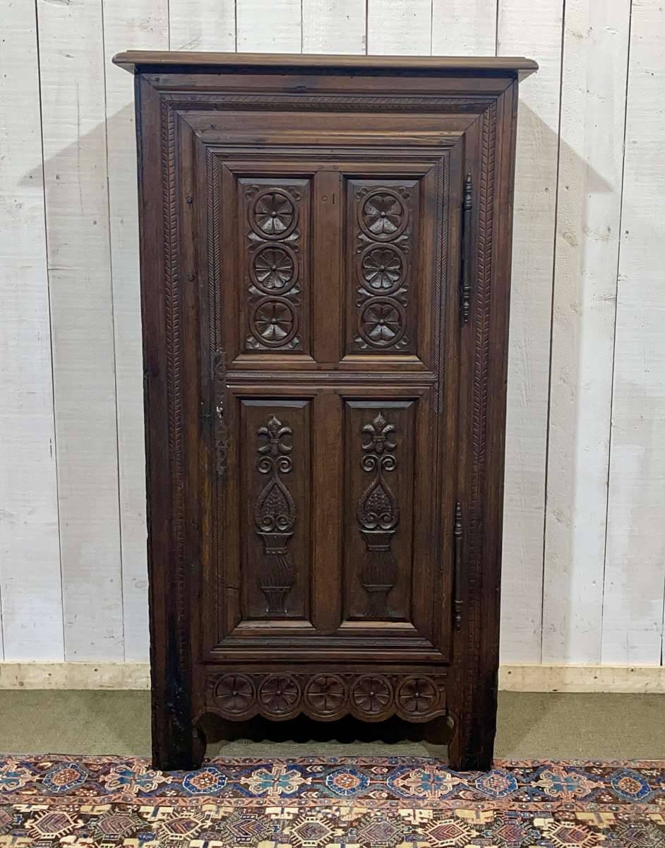 Bonnetière rustique en chêne 19ème