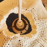 Beige crochet vintage suspension