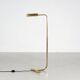 1980s gold modernist reading lamp