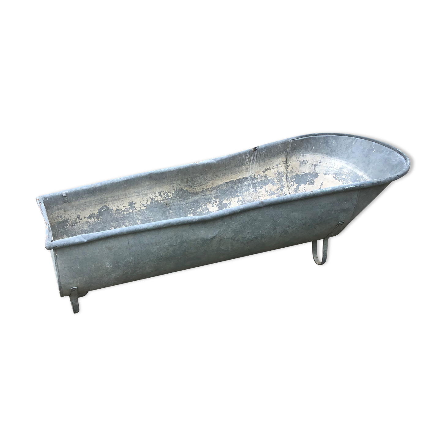 former 1900 zinc bathtub