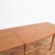 Danish teak extendable dining table