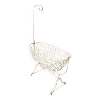 Old wrought iron cradle